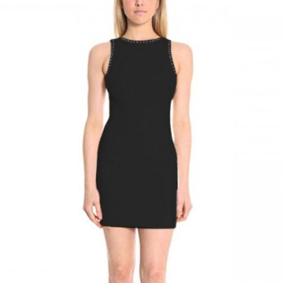 Likely Manhattan Black Studded Sleeveless Mini Dress - Picture 2 of 6